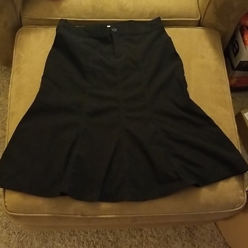 Lipstick Fit and Flare Skirt
